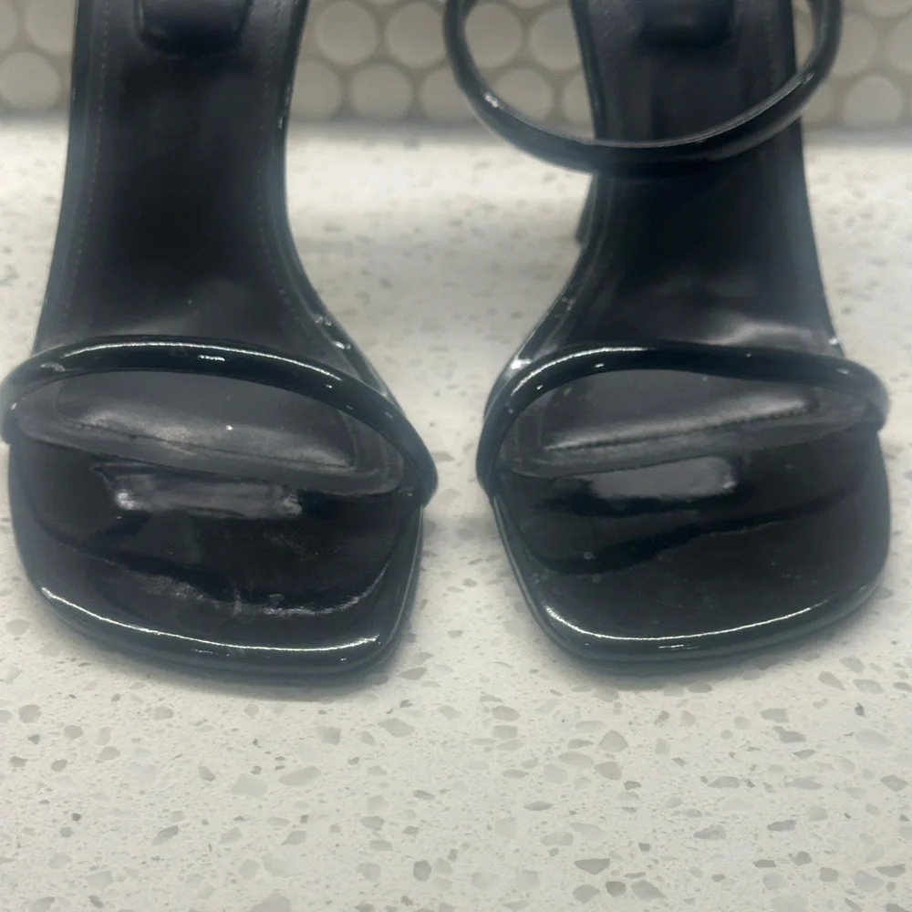 Simkhai Siren Black Patent 4 inch High Heels size 39 - Picture 5 of 11